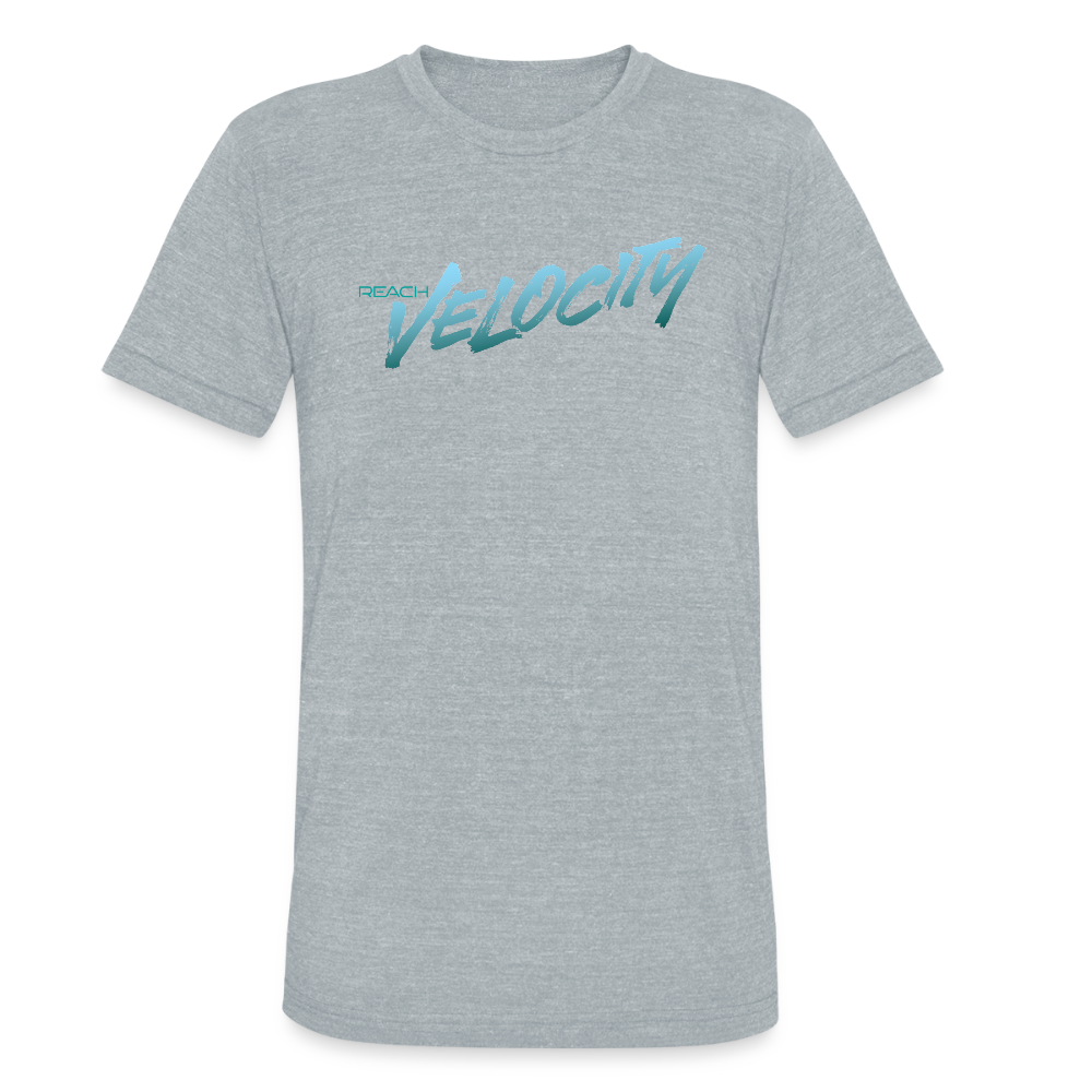REACH Velocity Unisex Tri-Blend Crew Tee - heather grey