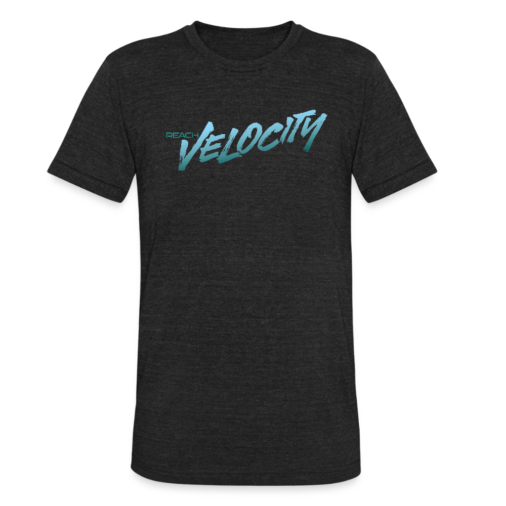 REACH Velocity Unisex Tri-Blend Crew Tee - heather black
