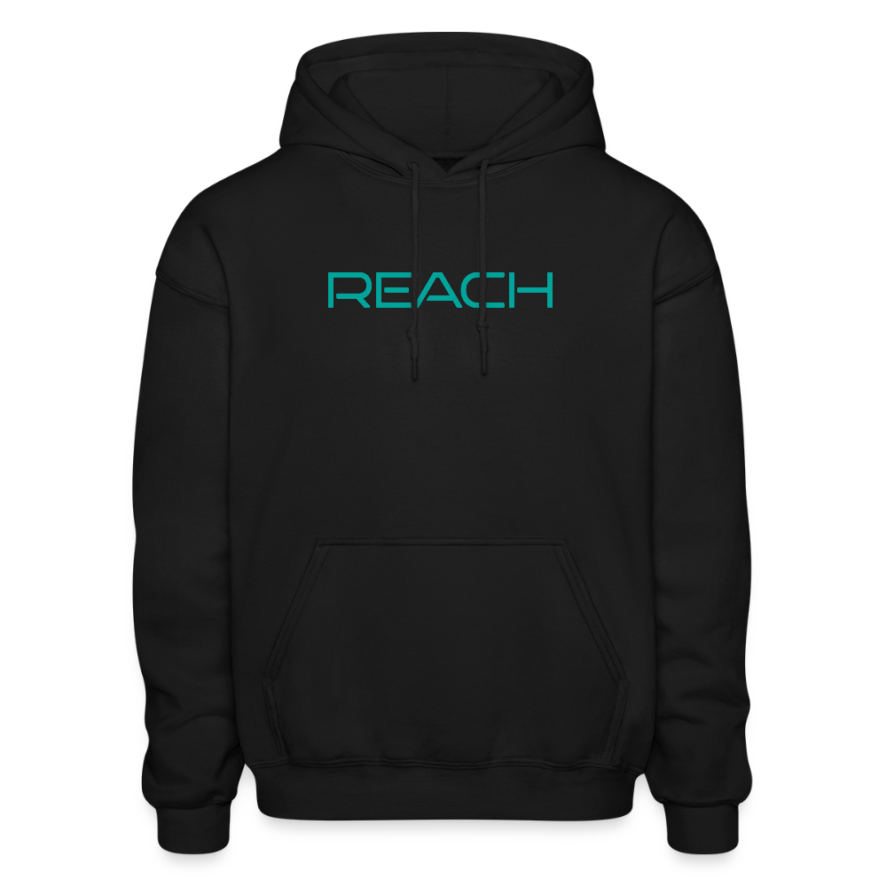 REACH Men's Fleece Pullover Hoodie - black