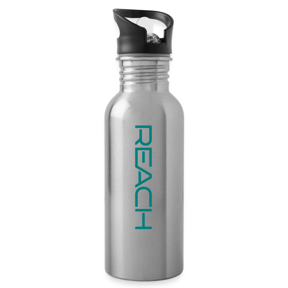 REACH Stainless Steel Water Bottle - silver
