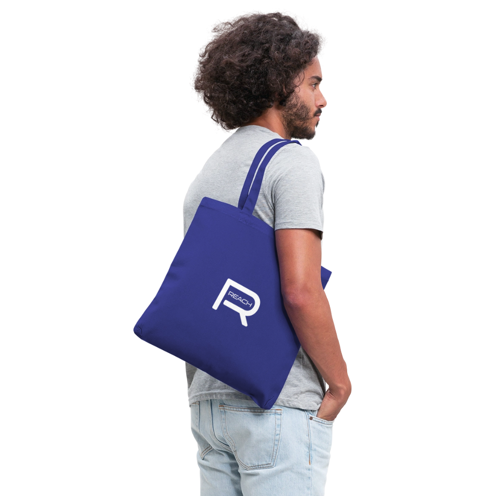 REACH Canvas Tote Bag - royal blue