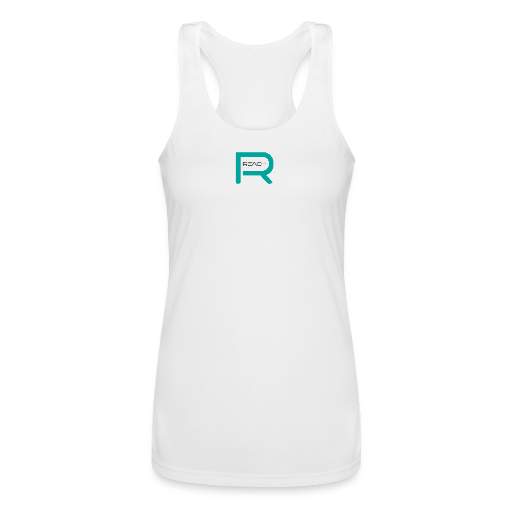 REACH Women’s Racerback Tank - white
