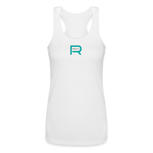 REACH Women’s Racerback Tank - white