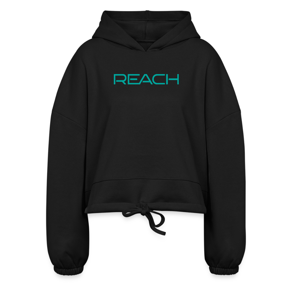 REACH Women’s Cropped Hoodie - black