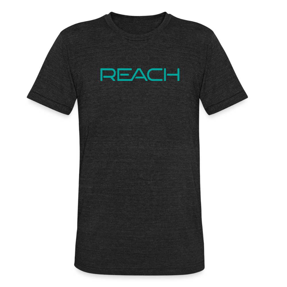 REACH Unisex Tri-Blend Crew Tee - heather black
