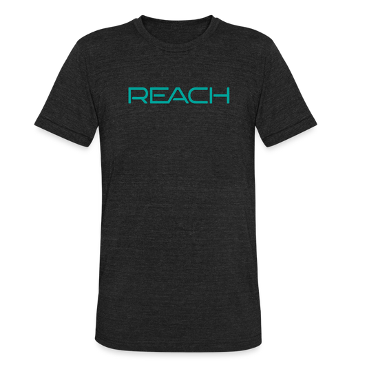 REACH Unisex Tri-Blend Crew Tee - heather black