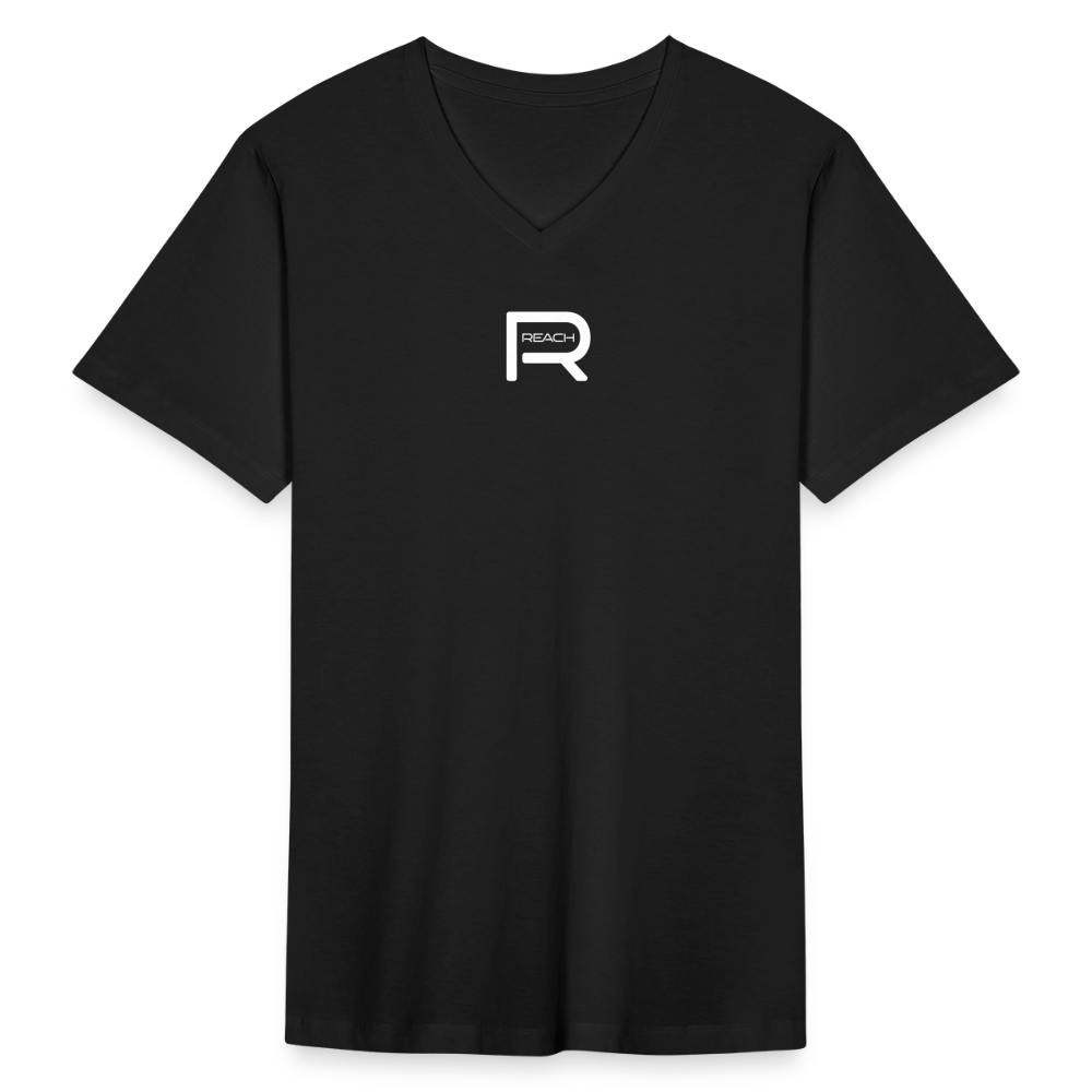REACH Men's Fitted V-Neck Tee - black