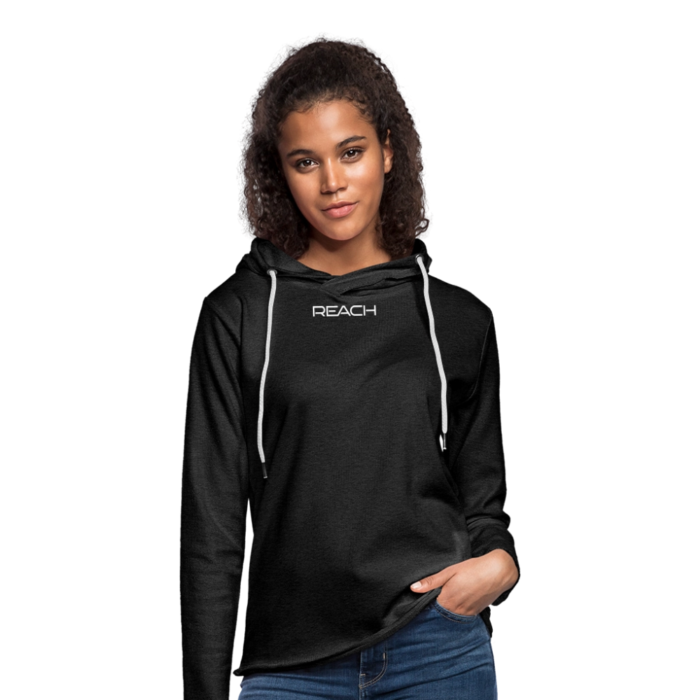 REACH Unisex Lightweight Terry Hoodie - charcoal grey