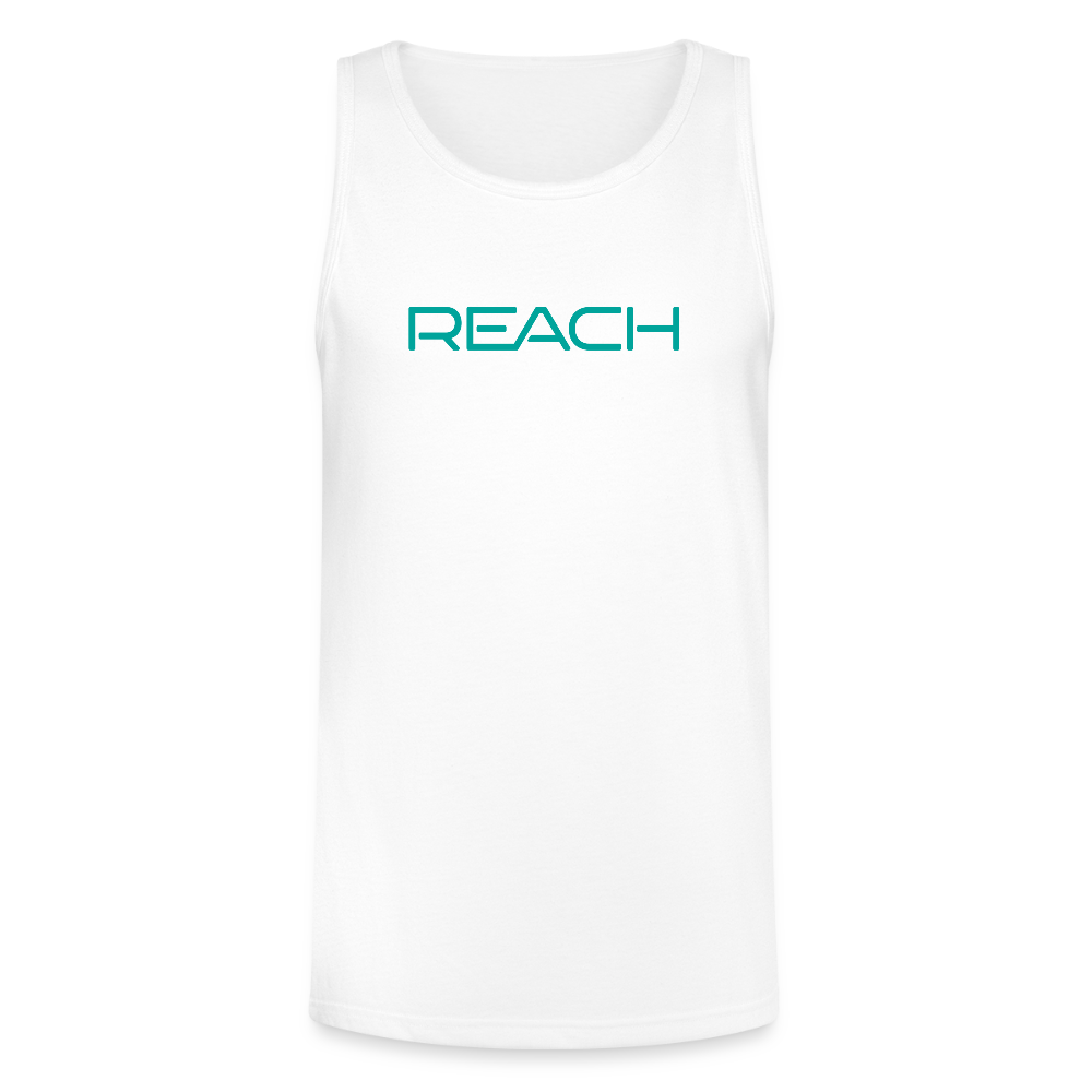 REACH Unisex Tri-Blend Tank - white