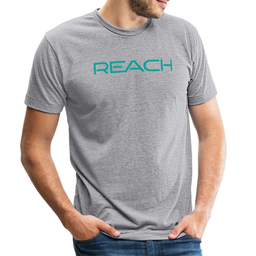 REACH Unisex Tri-Blend Crew Tee - heather grey