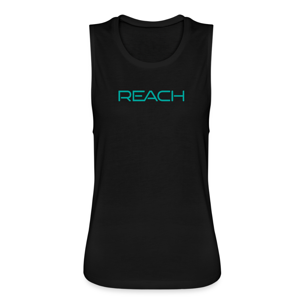 REACH Women's Flowy Muscle Tank - black