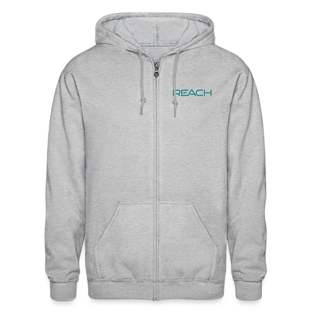 REACH Unisex Heavy Blend Full Zip Hooded Sweatshirt