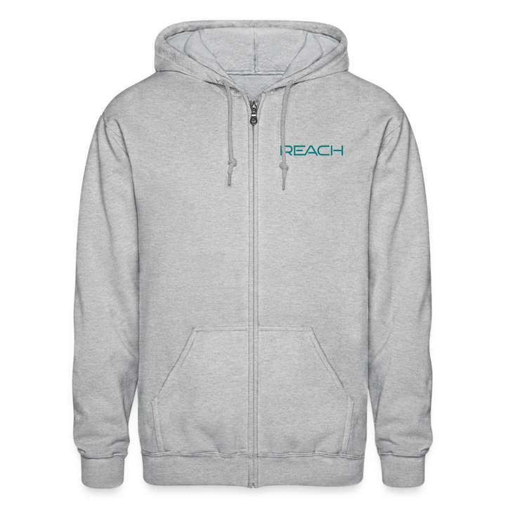 REACH Unisex Heavy Blend Full Zip Hooded Sweatshirt