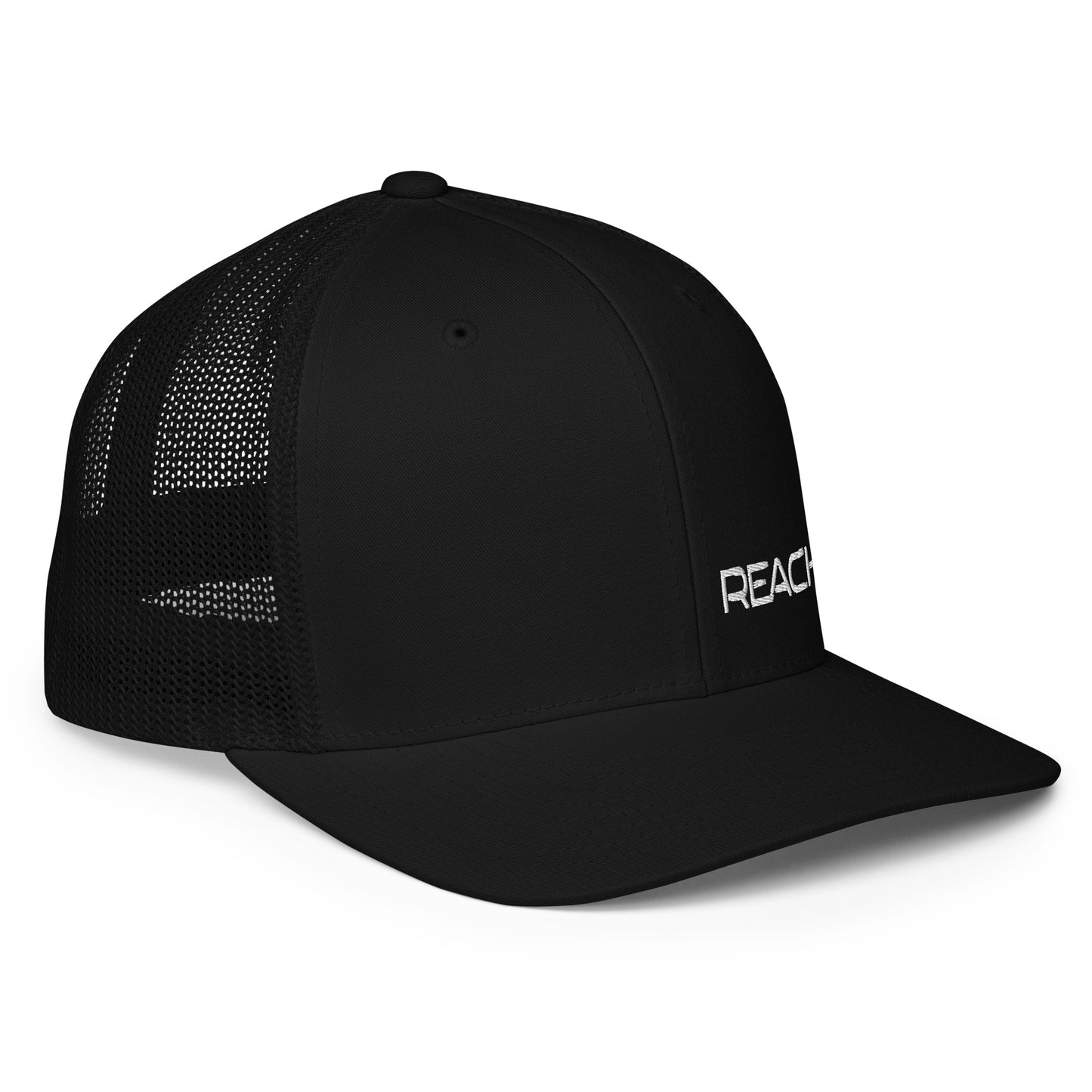 REACH Camo/Black - Closed-Back Trucker Cap