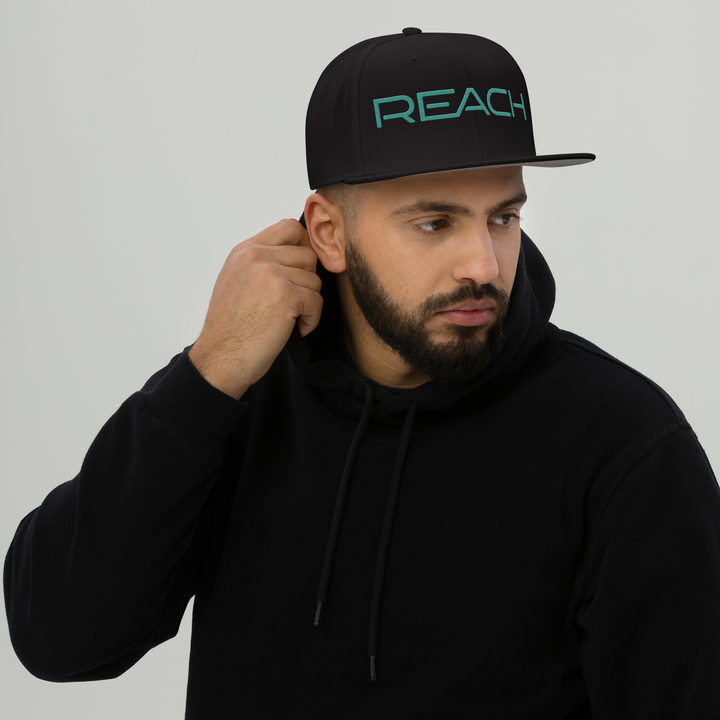 REACH Flat-Bill Snapback Cap