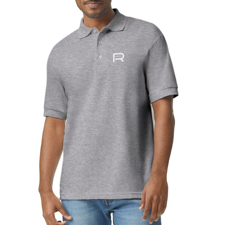 REACH Unisex Jersey Polo Shirt - heather gray