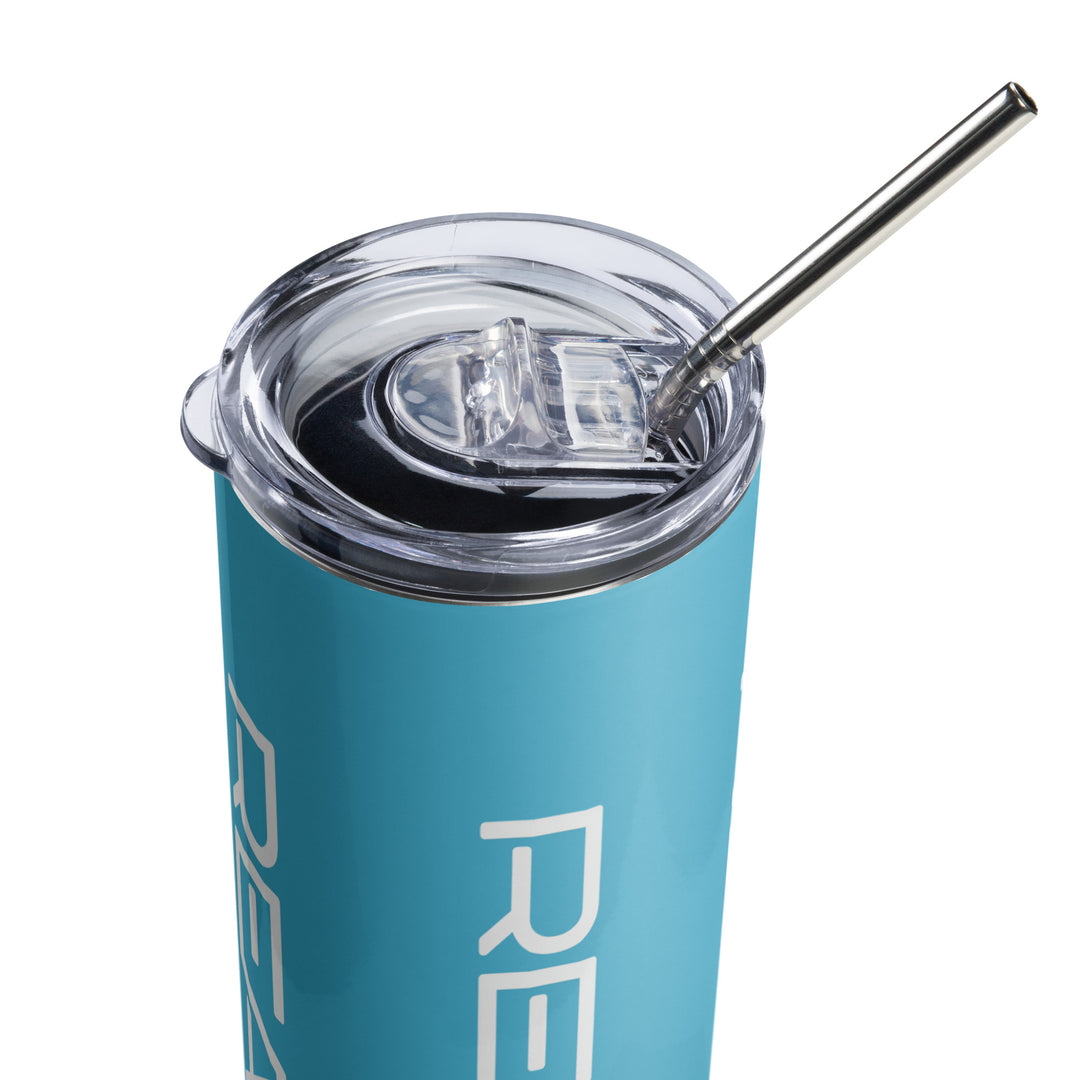 REACH Tumbler with Metal Straw, 20oz